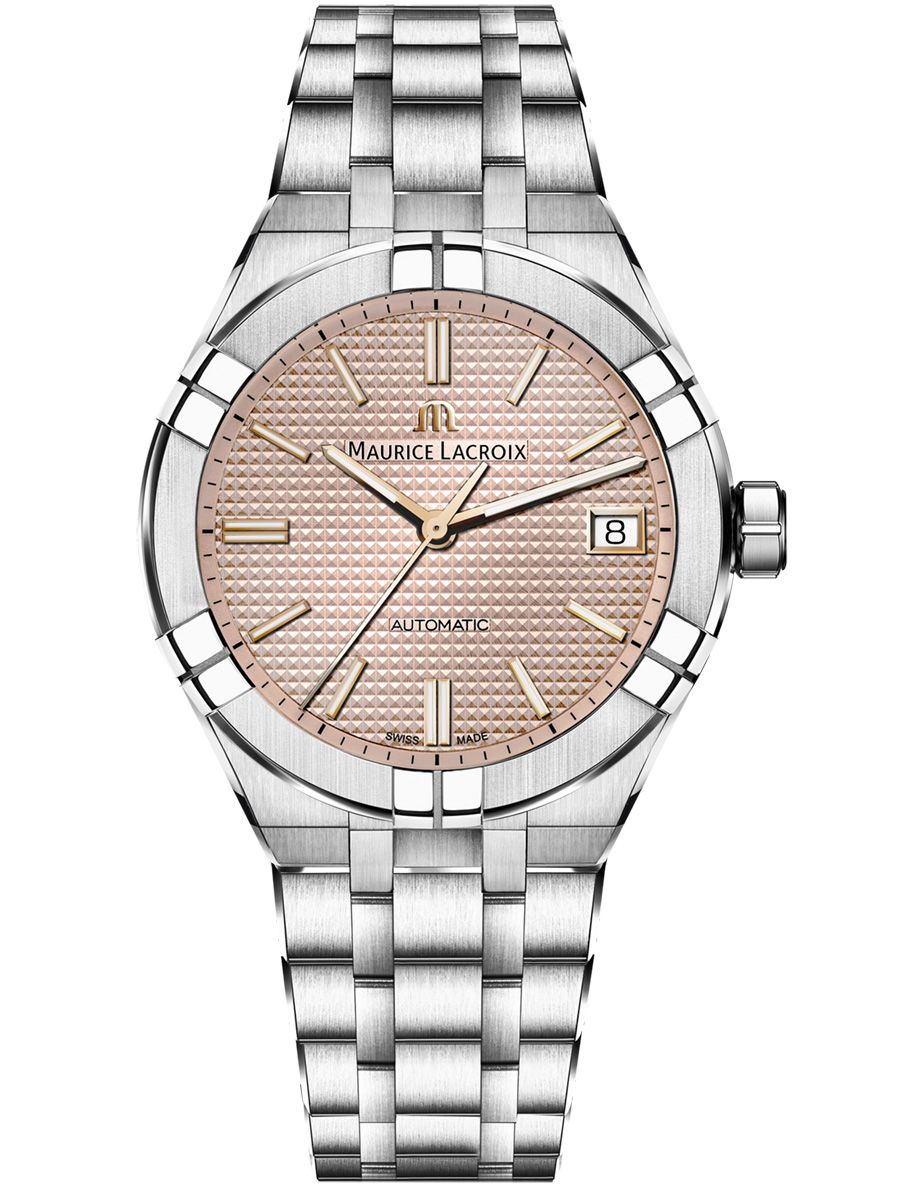 AI6007-SS002-731-1 Aikon – Maurice – 39mm Jewelers Date Automatic Time Golden Lacroix