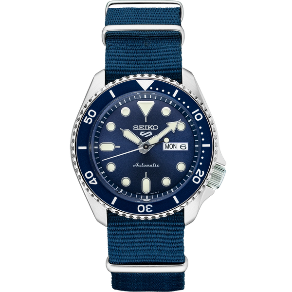 Seiko 5 Sports Blue Automatic SRPD87 Golden Time Jewelers