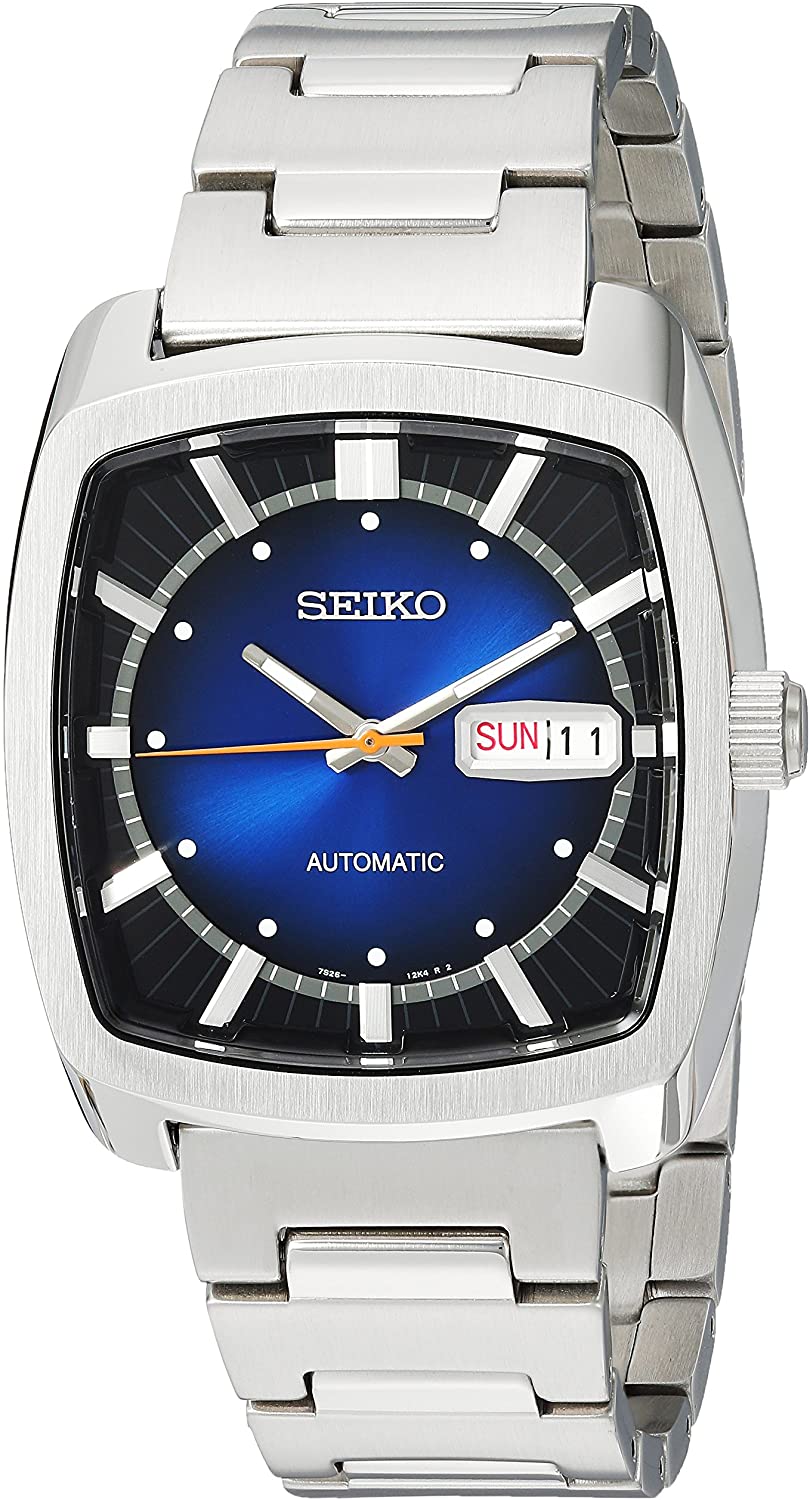 Seiko – Recraft Automatic Blue Dial Stainless Steel Bracelet Watch SNKP23 –  Golden Time Jewelers