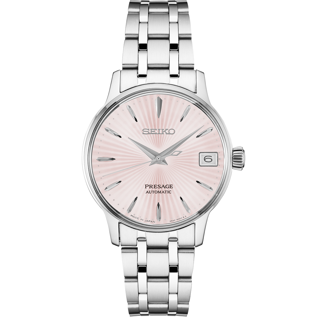Paradoks Besættelse overflade Seiko Presage – Ladies Cocktail Time Pink Dial Stainless Steel Automatic  Watch SRP839 – Golden Time Jewelers