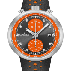 Junghans - 1972 Competition Chronograph Orange Black Dial Sapphire Crystal Automatic Limited Edition Watch 027/4203.00