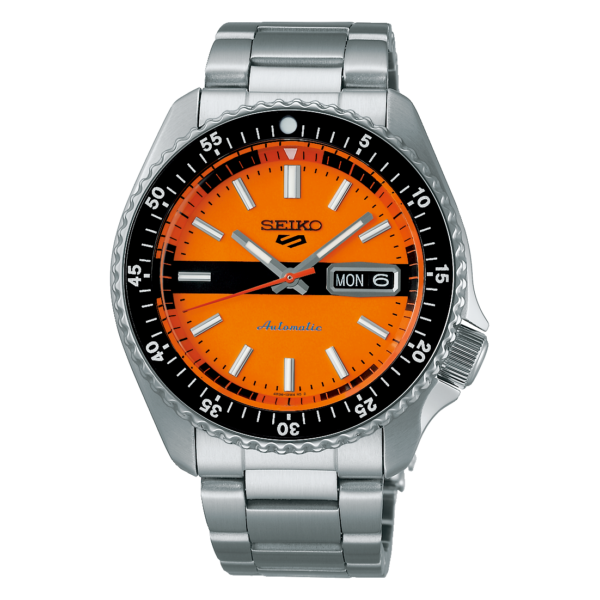 Seiko 5 Sports - 55th Anniversary Special Edition Orange Dial Day Date Automatic SRPK11