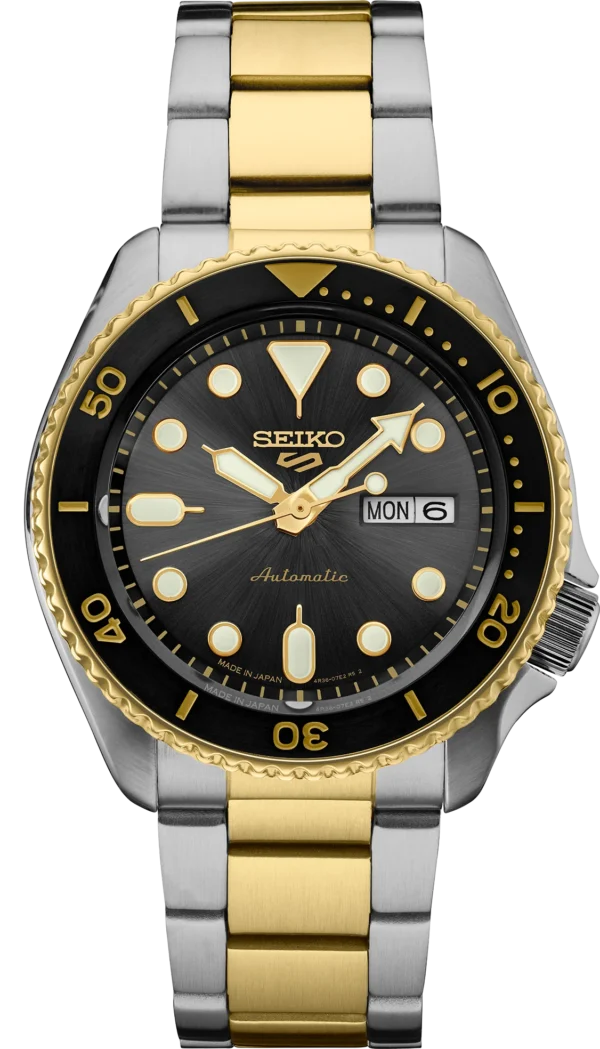 Seiko 5 Sports - U.S. Special Creation Two-Tone Day Date SRPK22