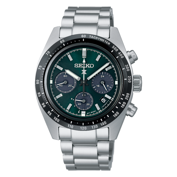 Seiko Prospex - Speedtimer Solar Chronograph Green Dial SSC933