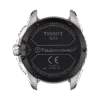 Back of a Tissot TouchConnect wristwatch showing model details.