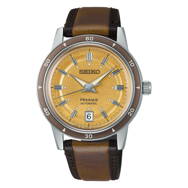 Seiko Presage - Style60's Collection Golden Dial Automatic 39.5mm SRPL75