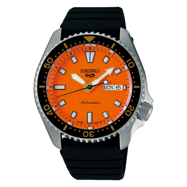 Seiko 5 Sports - SKX series Orange Dial Day Date Automatic 42.5mm SRPL89