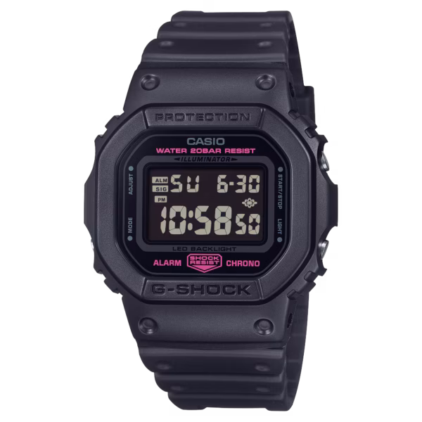 Casio G-SHOCK - Breast Cancer Awareness Model 5600 Series Black DW5600PK-1