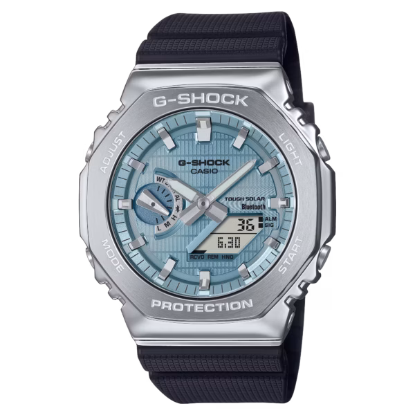 Casio G-SHOCK - G-STEEL 2100 Series Blue Dial Bluetooth Tough Solar GBM2100A-1A2