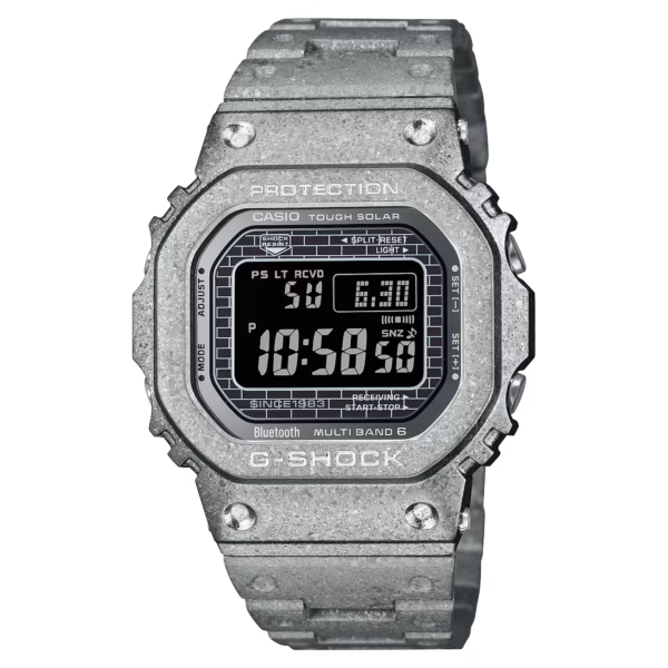 Casio G-SHOCK - 40th Anniversary RECRYSTALLIZED Limited Edition 5000 Series Full Metal Solar GMWB5000PS-1