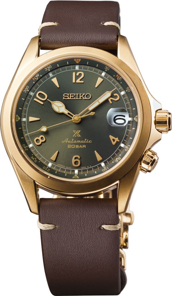 Seiko Prospex - Alpinist Green Dial Gold Finish Automatic 39.5mm SPB210