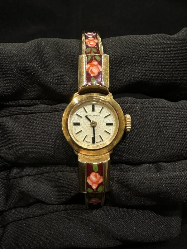 Burdines - Pre-Owned Vintage Lacquer Cup Bangle Hand Wind 16mm