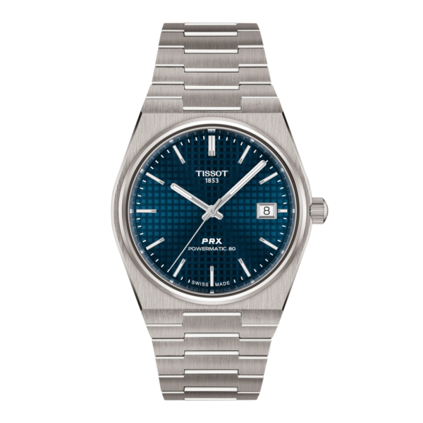 Tissot - PRX Powermatic 80 Titanium Blue Dial Automatic 38mm T1378074404100