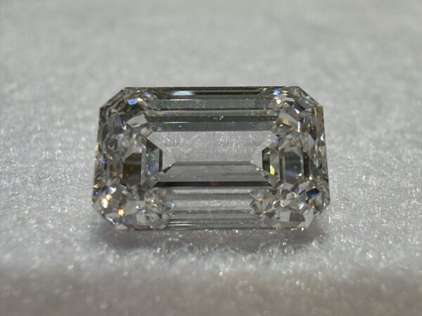 Lab-Grown Diamonds - 3 Carats Emerald Cut Lab-Grown Diamond D VVS2 IGI