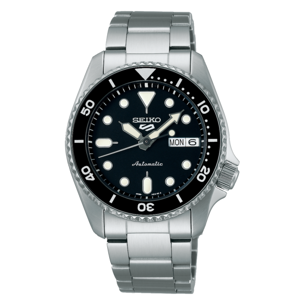Seiko 5 Sports - SKX Series Black Dial Day Date Automatic 38mm SRPK29