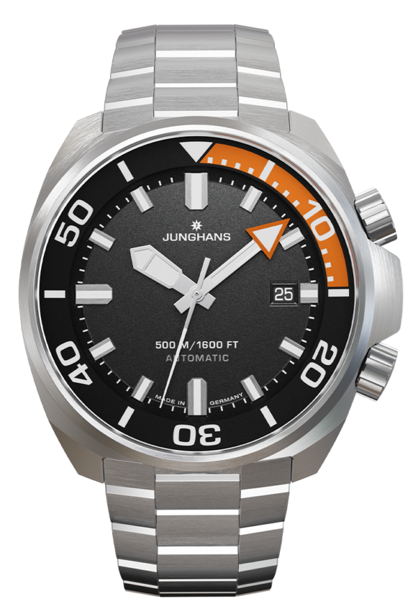 Junghans - Aquaris Diver with Extra Orange Rubber Strap Automatic 46.9mm 27/4668.44