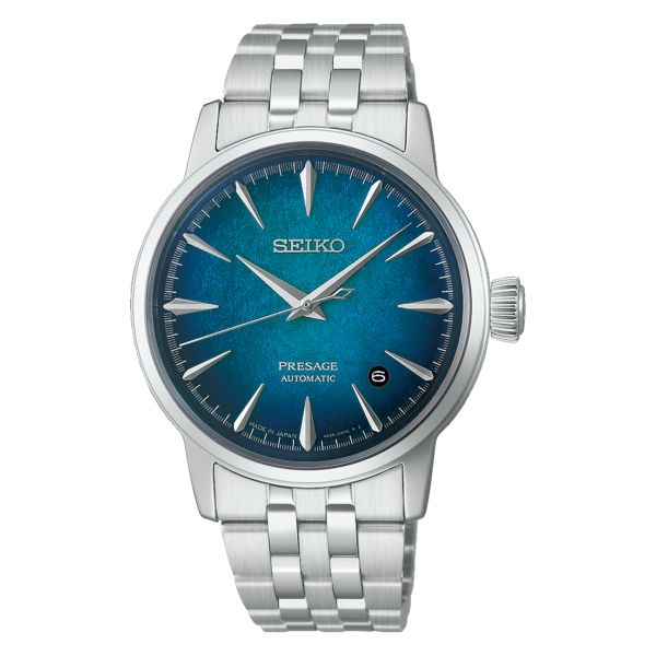 Seiko Presage - Cocktail Time Emerald Mist Blue Dial Automatic 38.5mm HCB001