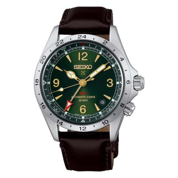 Seiko Prospex - Alpinist Green Dial Automatic GMT 39.5mm HBC007