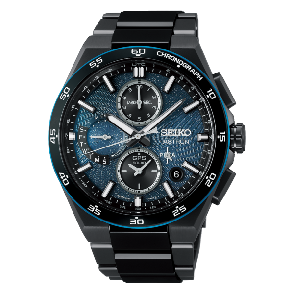 Seiko Astron - GPS Solar Limited Edition of 1,500 pieces Chronograph Turquoise Dial 5X83 43.3mm SSH187