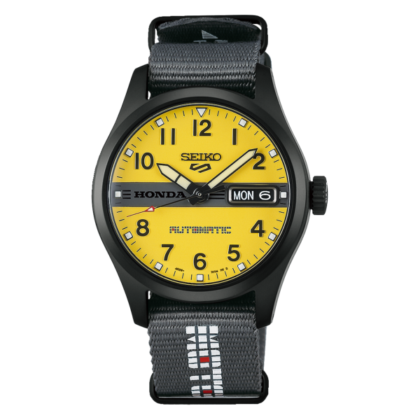 Seiko 5 Sports - Honda MOTOCOMPO Limited Edition of 8,000 pieces Day Date Automatic 36.4mm HDB010